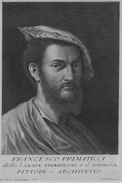 Framed Print : Francesco Primaticcio from the Abate Primaticcio or the Bologna picturesque and architect, 1752. Creator: Pazzi, Pietro Antonio (1706-1770) Framed Print : Francesco Primaticcio from the Abate Primaticcio or the Bologna picturesque and architect, 1752. Creator: Pazzi, Pietro Antonio (1706-1770)