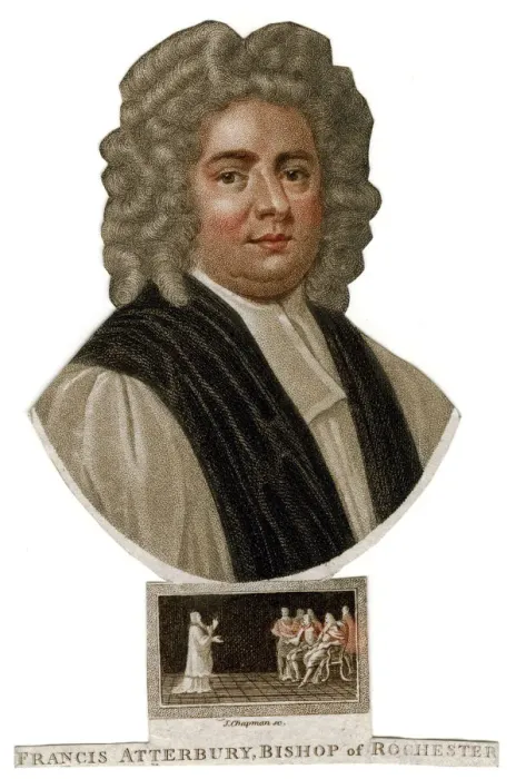 Framed Print : Francis Atterbury, Bishop of Rochester, 18th century. Artist: J Chapman Framed Print : Francis Atterbury, Bishop of Rochester, 18th century. Artist: J Chapman