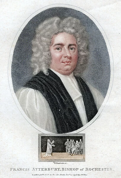 Francis Atterbury, English man of letters, politician and bishop, 1798. Artist: J Chapman