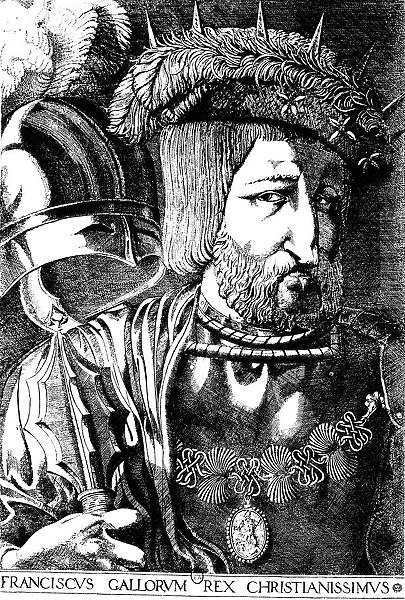 Francis I, King of France, 1536. Artist: Jacques Prevost