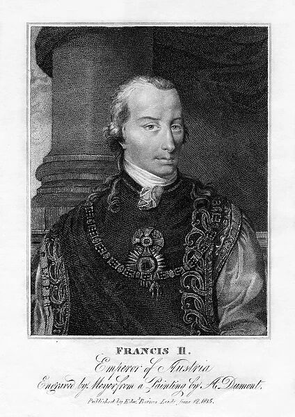 Francis II, Holy Roman Emperor, 1815. Artist: Henri Meyer