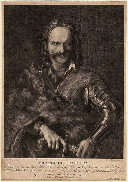 Francis II Rakoczi, 1704. Artist: Anonymous