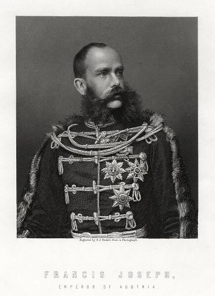 Francis Joseph, Emperor of Austria, 19th century. Artist: George J Stodart