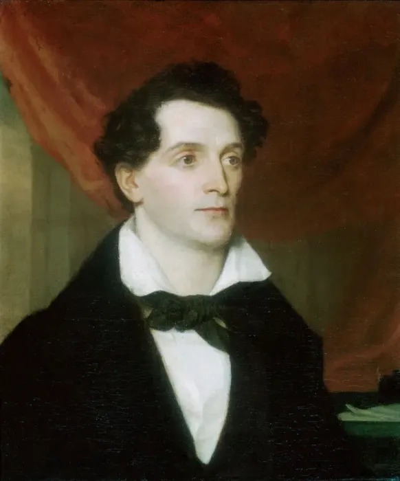 Framed Print : Francis Lucas Waddell, ca. 1837. Creator: John Vanderlyn Framed Print : Francis Lucas Waddell, ca. 1837. Creator: John Vanderlyn