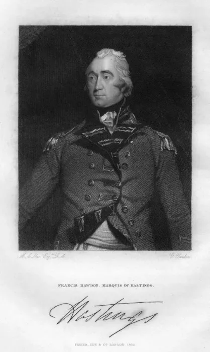 Framed Print : Francis Rawdon-Hastings (1754-1826), Governor-General of India, (1829). Artist: G Parker