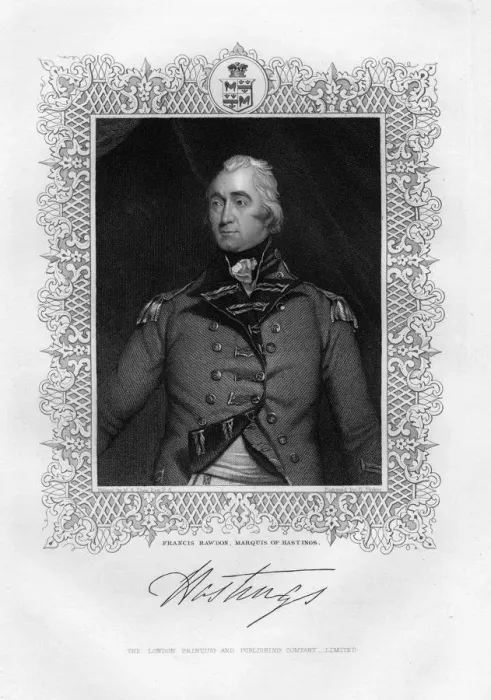 Framed Print : Francis Rawdon-Hastings (1754-1826), 1st Marquis of Hastings, 19th century. Artist: G Parker Framed Print : Francis Rawdon-Hastings (1754-1826), 1st Marquis of Hastings, 19th century. Artist: G Parker