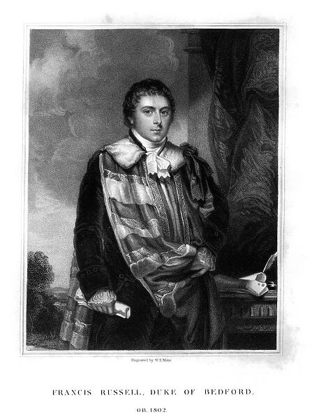 Francis Russell, 5th Duke of Bedford, 1834. Artist: WT Mote