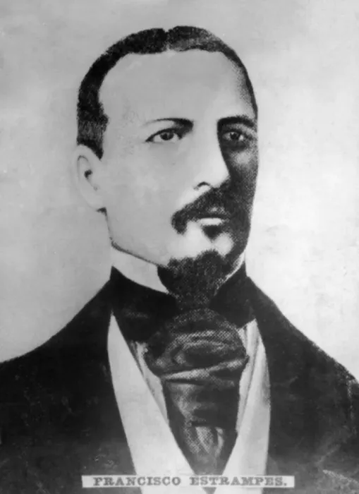 Framed Print : Francisco Estrampes (1827-1855), Cuban teacher and journalist, c1910