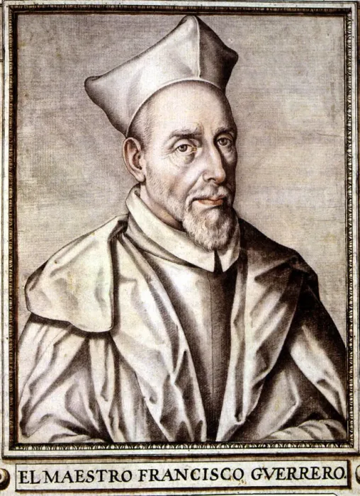 Framed Print : Francisco Guerrero (1528-1599). Spanish composer, engraving in the book Libro de Framed Print : Francisco Guerrero (1528-1599). Spanish composer, engraving in the book Libro de