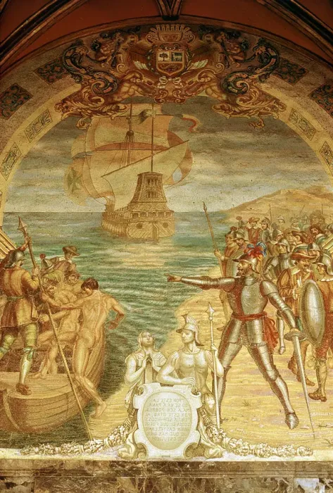 Framed Print : Francisco Pizarro (c1478-1541), Spanish conquistador Framed Print : Francisco Pizarro (c1478-1541), Spanish conquistador