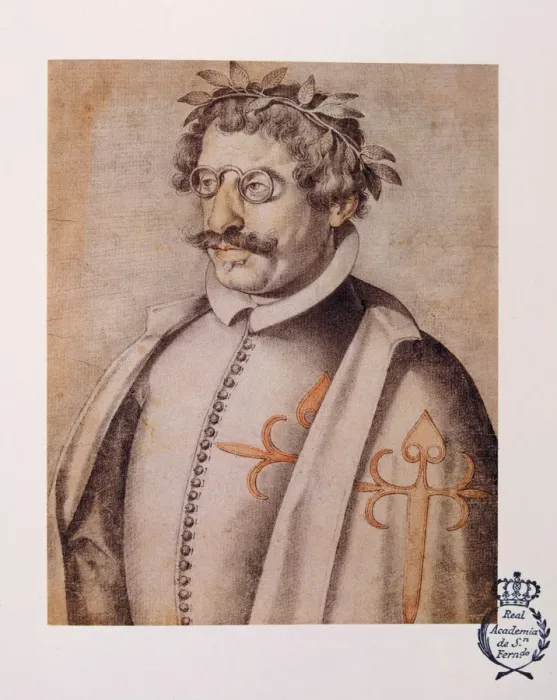 Framed Print : Francisco de Quevedo y Villegas (1580-1645), Spanish writer, portrait in the Book Framed Print : Francisco de Quevedo y Villegas (1580-1645), Spanish writer, portrait in the Book