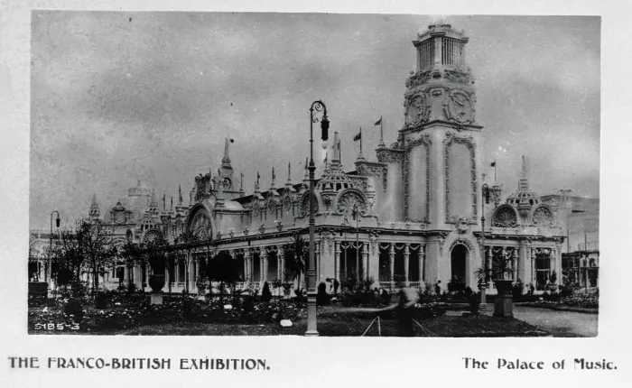 Framed Print : Franco British Exhibition, London 1908 postcard - Palace of Music. Creator: Unknown Framed Print : Franco British Exhibition, London 1908 postcard - Palace of Music. Creator: Unknown