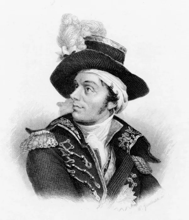 Framed Print : Francois Athanase de Charette de la Contrie, French royalist counter-revolutionary leader, 1790s Framed Print : Francois Athanase de Charette de la Contrie, French royalist counter-revolutionary leader, 1790s