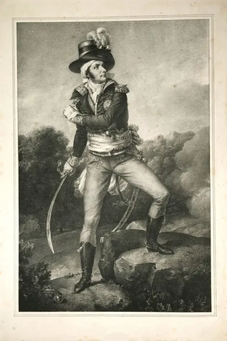 Framed Print : Francois-Athanase de Charette de la Contrie (1763-1796) Framed Print : Francois-Athanase de Charette de la Contrie (1763-1796)