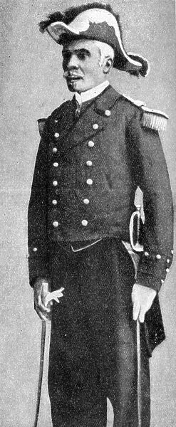 Francois C. Antoine Simon, president of Haiti, dressed as an admiral, 1922