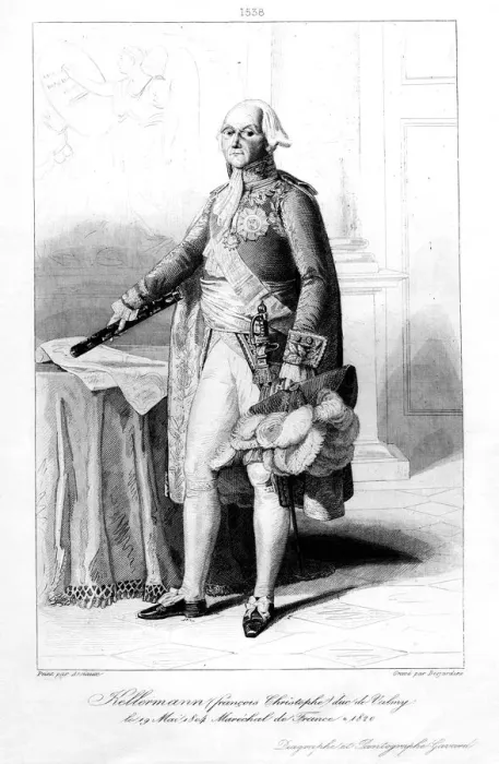 Framed Print : Francois Christophe Kellermann (1735-1820), Duke of Valmy and Marshal of France, 1839. Artist: Desjardins Framed Print : Francois Christophe Kellermann (1735-1820), Duke of Valmy and Marshal of France, 1839. Artist: Desjardins