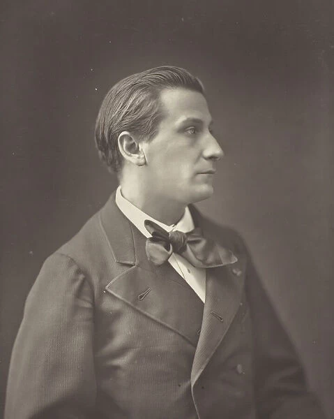 Francois Coppee (French poet and novelist, 1842-1908), c. 1876. Creator: Nadar