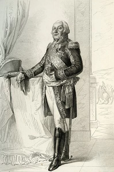 Francois-Henri de Franquetot de Coigny, 1804, (1839). Creator: Darodes