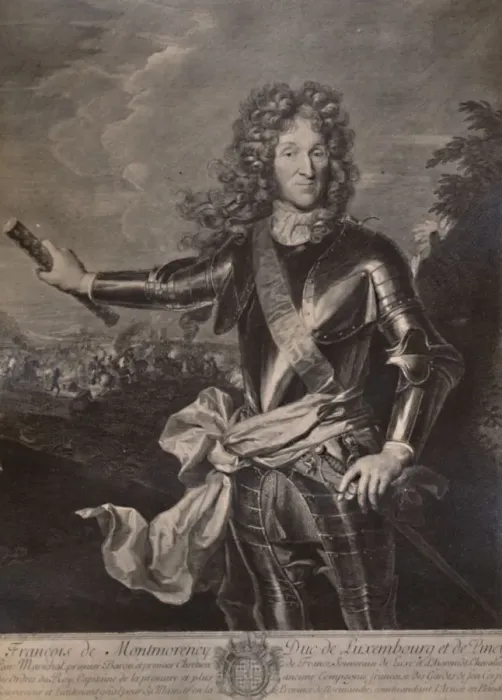 Framed Print : Francois Henri de Montmorency-Boutteville, Duke of Luxembourg, French general, c17th century (1894). Artist: Cornelis Vermeulen Framed Print : Francois Henri de Montmorency-Boutteville, Duke of Luxembourg, French general, c17th century (1894). Artist: Cornelis Vermeulen