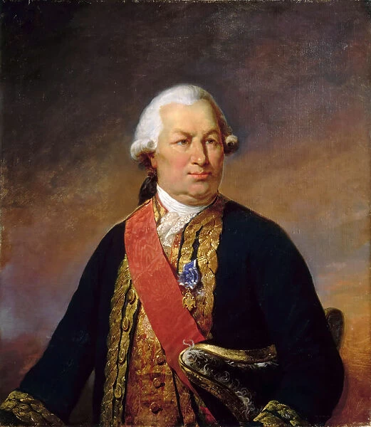Francois Joseph Paul de Grasse (1722-1788). Artist: Mauzaisse, Jean-Baptiste (1784-1844)