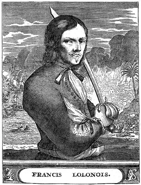 Francois l Ollonois, 17th century French buccaneer, c1880