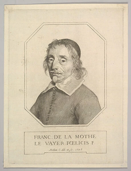 Francois de La Mothe Le Vayer, 1648. Creator: Claude Mellan