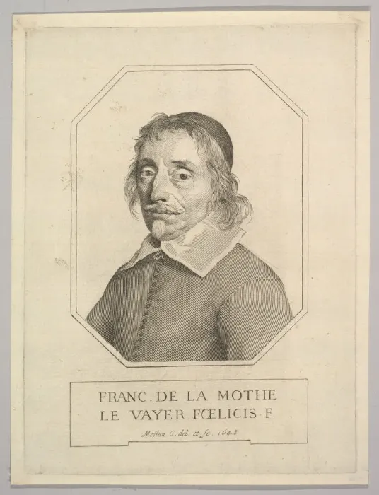Framed Print : Francois de La Mothe Le Vayer, 1648. Creator: Claude Mellan Framed Print : Francois de La Mothe Le Vayer, 1648. Creator: Claude Mellan