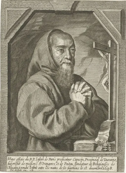 Framed Print : Francois Leclerc du Tremblay (1577-1638), c. 1630 Framed Print : Francois Leclerc du Tremblay (1577-1638), c. 1630