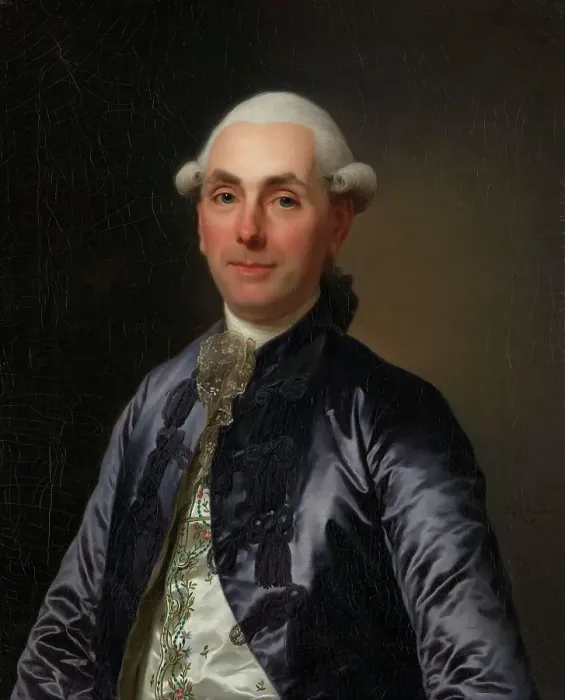 Framed Print : Francois Puissant de la Villeguerif, 1781. Creator: Alexander Roslin Framed Print : Francois Puissant de la Villeguerif, 1781. Creator: Alexander Roslin