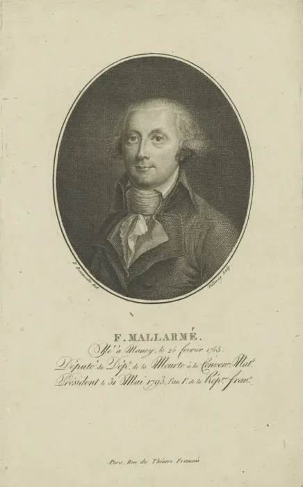 Framed Print : Francois-Rene-Augustin Mallarme (1755-1831), c. 1800. Creator: Bonneville Framed Print : Francois-Rene-Augustin Mallarme (1755-1831), c. 1800. Creator: Bonneville