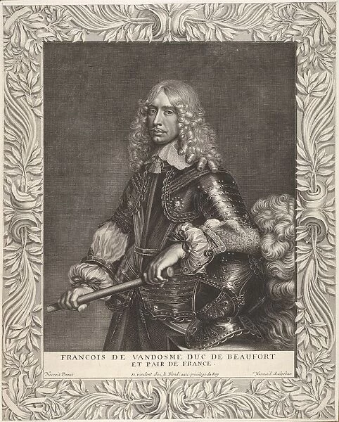 Francois de Vendome, duc de Beaufort, ca. 1649. Creator: Robert Nanteuil