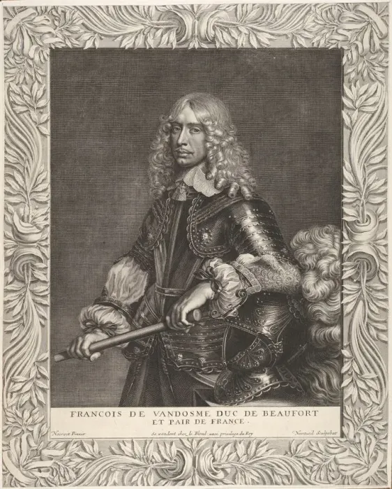 Framed Print : Francois de Vendome, duc de Beaufort, ca. 1649. Creator: Robert Nanteuil Framed Print : Francois de Vendome, duc de Beaufort, ca. 1649. Creator: Robert Nanteuil