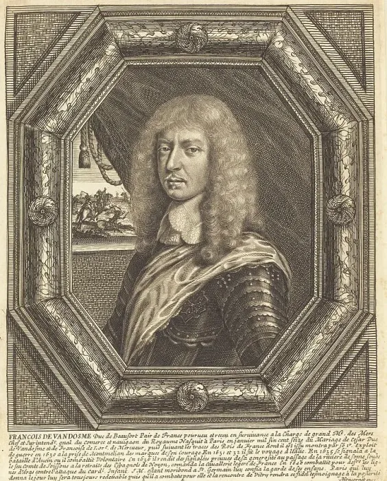 Framed Print : François de Vendôme, Duke of Beaufort. Creator: Balthasar Moncornet Framed Print : François de Vendôme, Duke of Beaufort. Creator: Balthasar Moncornet