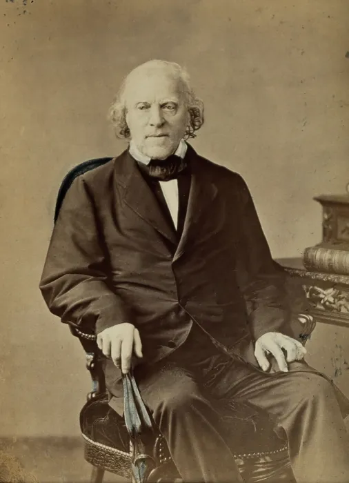 Framed Print : Francois-Vincent Raspail, 1862. Creator: Mathieu Deroche Framed Print : Francois-Vincent Raspail, 1862. Creator: Mathieu Deroche