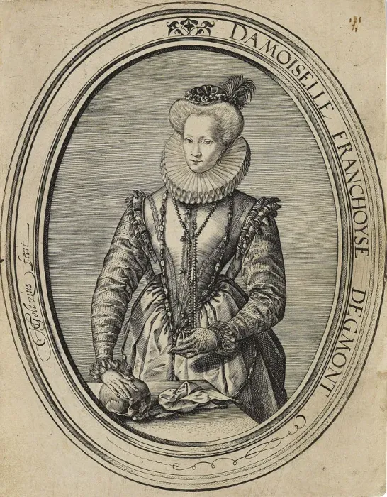 Framed Print : Francoise of Luxembourg, Countess of Gavre, Dame de Fiennes (1495-1557), 1580 Framed Print : Francoise of Luxembourg, Countess of Gavre, Dame de Fiennes (1495-1557), 1580