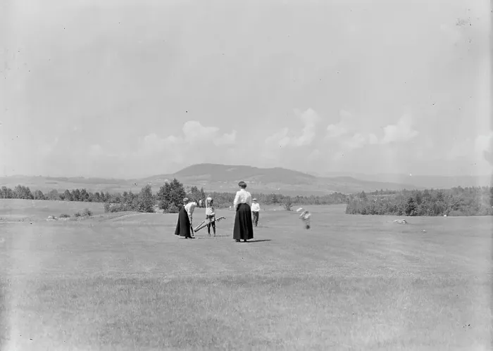 Framed Print : Franconia Notch, Sugarhill (i.e. Sugar Hill) from Profile Golf Club Links... N.H. c.1900-1906. Creator: Unknown Framed Print : Franconia Notch, Sugarhill (i.e. Sugar Hill) from Profile Golf Club Links... N.H. c.1900-1906. Creator: Unknown