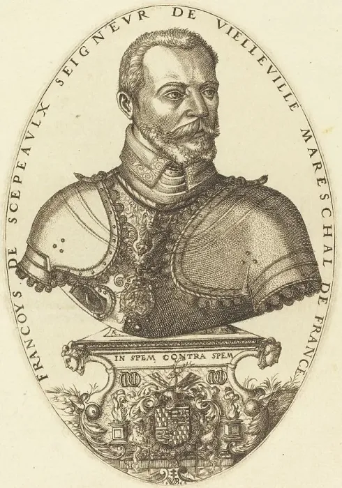 Framed Print : Francoys de Scepeaux, 1564. Creator: Pierre Woeiriot Framed Print : Francoys de Scepeaux, 1564. Creator: Pierre Woeiriot