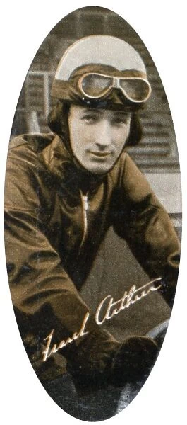 Frank Arthur (1908-1972), Australian speedway captain, 1935