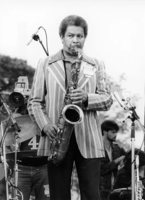 Framed Print : Frank Foster, Capital Jazz Festival, Knebworth, Herts, July 1982. Creator: Brian Foskett Framed Print : Frank Foster, Capital Jazz Festival, Knebworth, Herts, July 1982. Creator: Brian Foskett