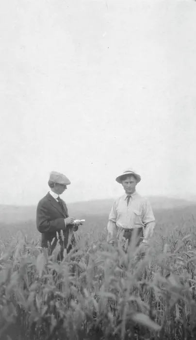 Framed Print : Frank G. Carpenter at an experimental farm, between c1900 and 1916. Creator: Unknown Framed Print : Frank G. Carpenter at an experimental farm, between c1900 and 1916. Creator: Unknown