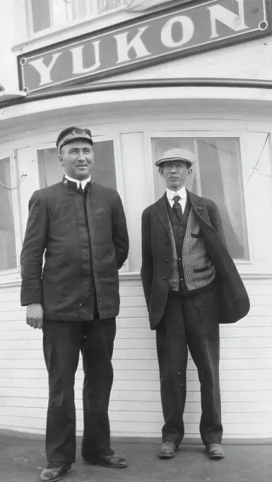 Framed Print : Frank G. Carpenter at right, between c1900 and 1916. Creator: Unknown Framed Print : Frank G. Carpenter at right, between c1900 and 1916. Creator: Unknown