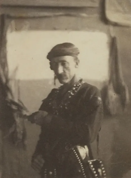 Framed Print : Frank Hamilton Cushing, 1895. Creator: Thomas Eakins Framed Print : Frank Hamilton Cushing, 1895. Creator: Thomas Eakins