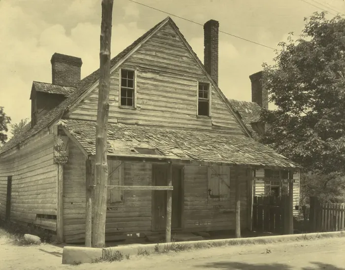 Framed Print : Frank Hill's old store, Scott's Hill, Falmouth, between 1925 and 1929. Creator: Frances Benjamin Johnston Framed Print : Frank Hill's old store, Scott's Hill, Falmouth, between 1925 and 1929. Creator: Frances Benjamin Johnston