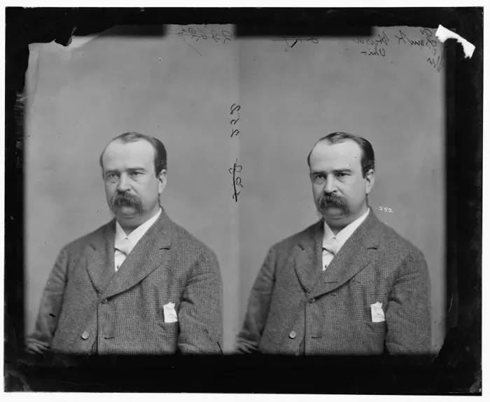 Framed Print : Frank Hunt Hurd of Ohio, 1865-1880. Creator: Unknown Framed Print : Frank Hunt Hurd of Ohio, 1865-1880. Creator: Unknown