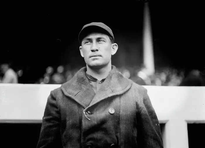 Framed Print : Frank Metz, first baseman, Boston NL (baseball), 1913. Creator: Bain News Service