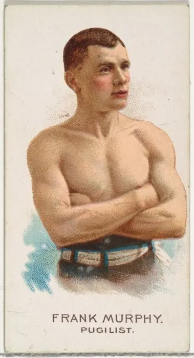Framed Print : Frank Murphy, Pugilist, from Worlds Champions, Series 2 (N29) for Allen & Framed Print : Frank Murphy, Pugilist, from Worlds Champions, Series 2 (N29) for Allen &