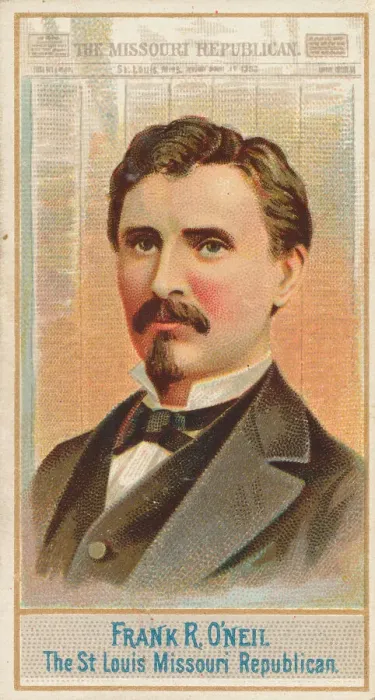 Framed Print : Frank R. O Neil, The St. Louis Missouri Republican, from the American Editors series (N1 Framed Print : Frank R. O Neil, The St. Louis Missouri Republican, from the American Editors series (N1