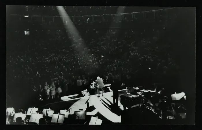 Framed Print : Frank Sinatra and Frank Sinatra Jr in concert at the Royal Albert Hall, London, 28 May 1992 Framed Print : Frank Sinatra and Frank Sinatra Jr in concert at the Royal Albert Hall, London, 28 May 1992