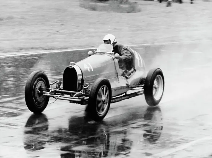 Framed Print : Frank Wall driving a Bugatti Type 35B, 1926 Framed Print : Frank Wall driving a Bugatti Type 35B, 1926