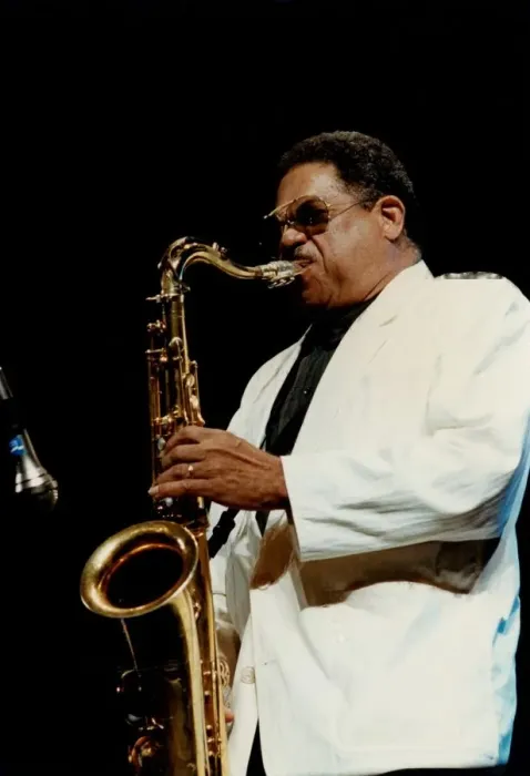 Framed Print : Frank Wess, possibly 1990s. Creator: Brian Foskett Framed Print : Frank Wess, possibly 1990s. Creator: Brian Foskett